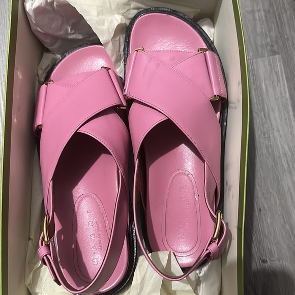 Marni Fusbett sandals in pink - Picture 7 of 10
